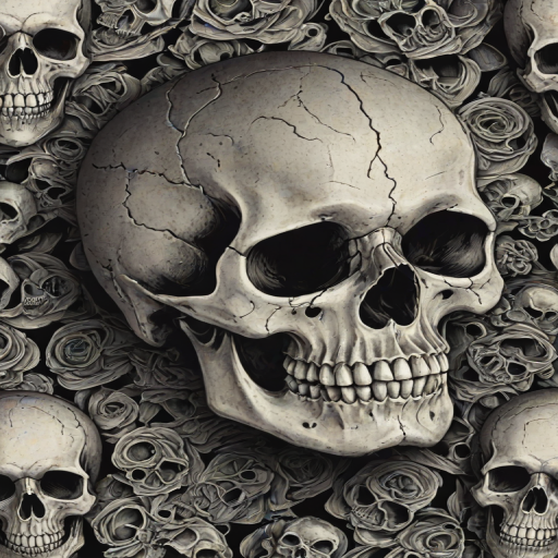 skull background