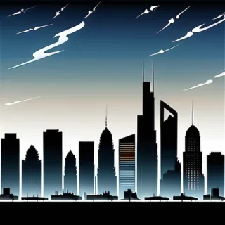 city skyline background