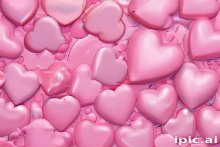 pink hearts background