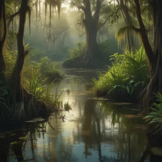 swamp background