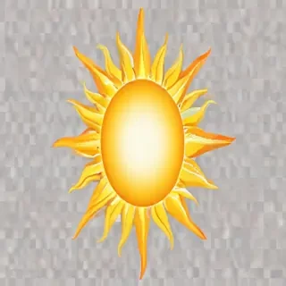 sun clipart transparent background