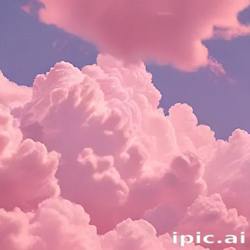 aesthetic pink clouds