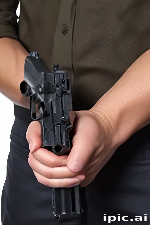 holding gun png