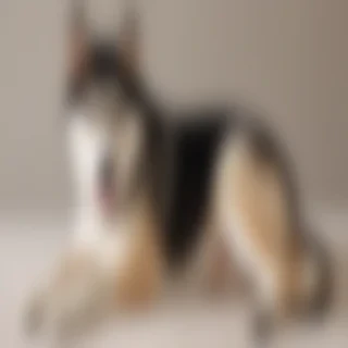 alaskan husky shepherd