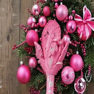 pink christmas pictures