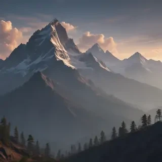 mountain silhouette