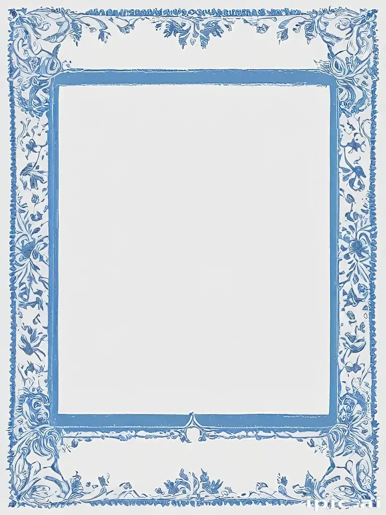 blue border png