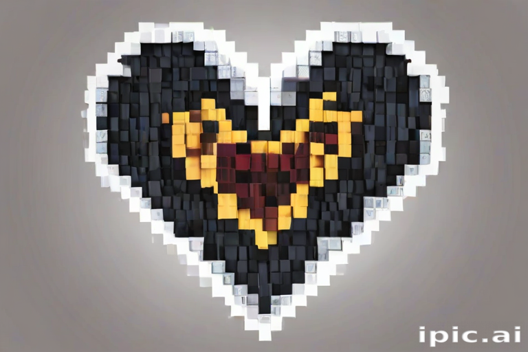 pixelated heart png