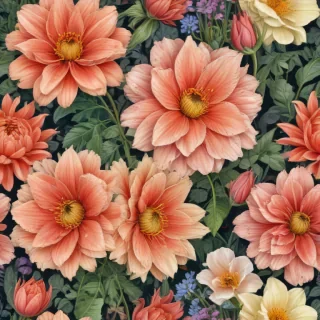 flowers pictures drawing