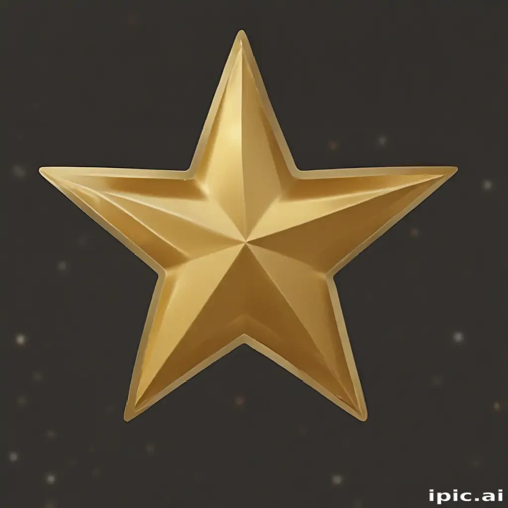 gold star sticker png