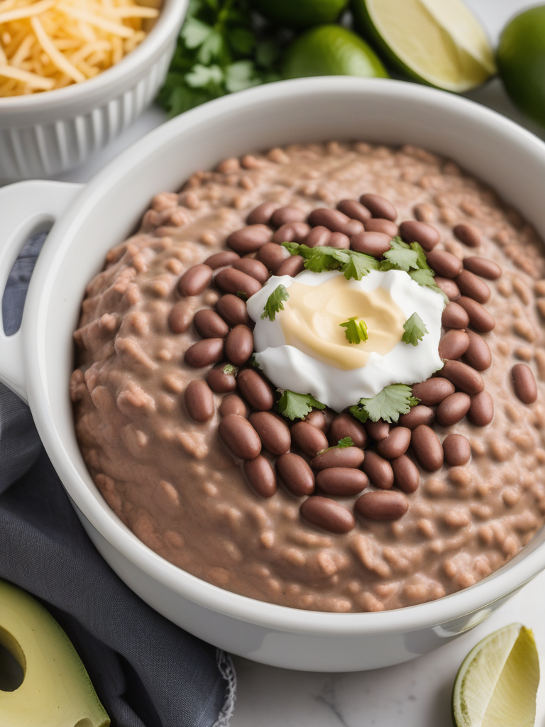 how to reheat refried beans