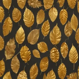 gold leaves png