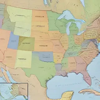 map of the united states of america