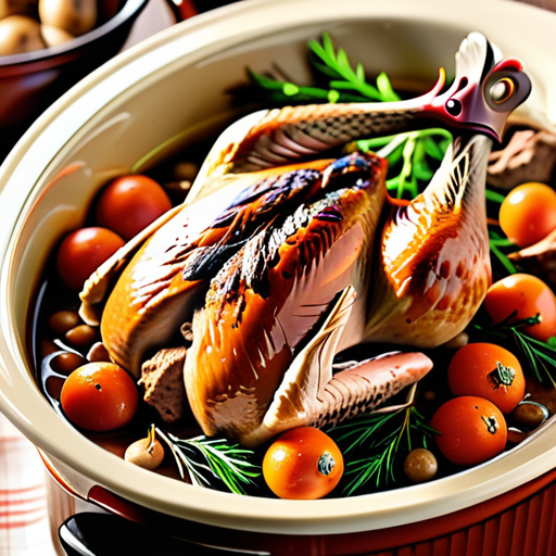 recipe for pheasant in crock pot