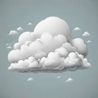 cartoon cloud drawing