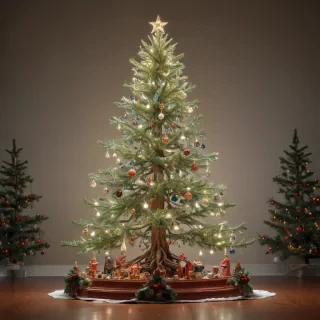 transparent christmas tree