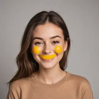transparent smile emoji