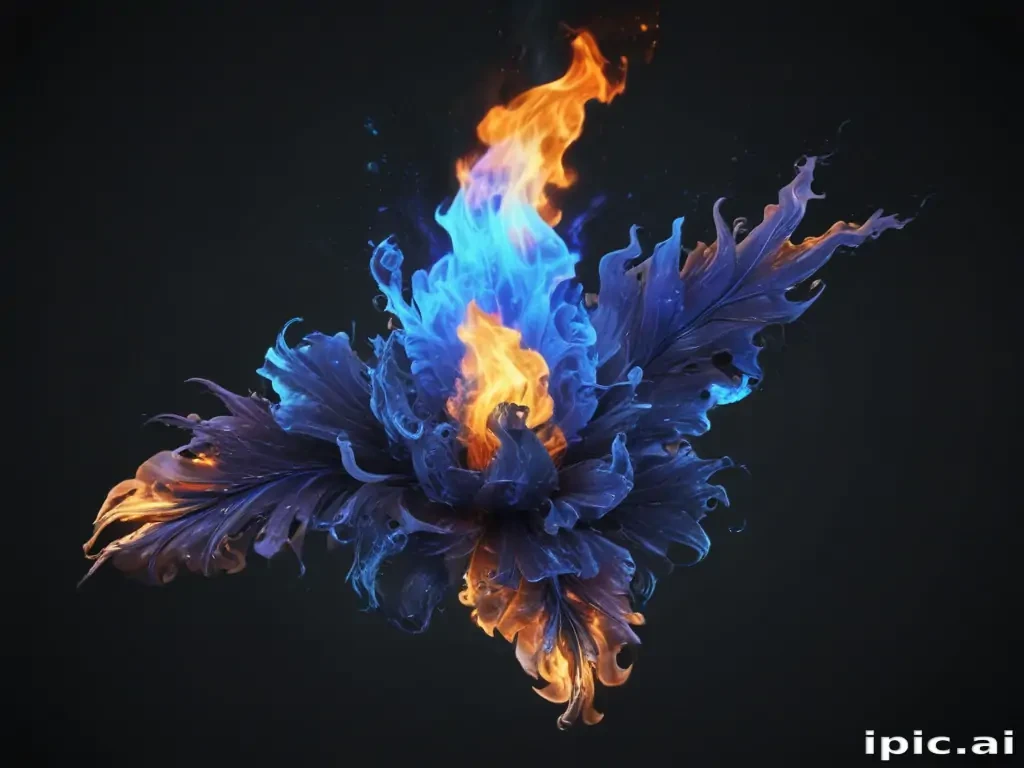 blue flame png
