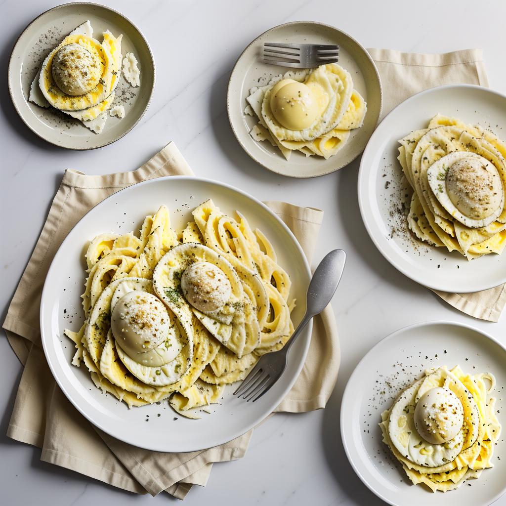 ina garten scrambled eggs cacio e pepe