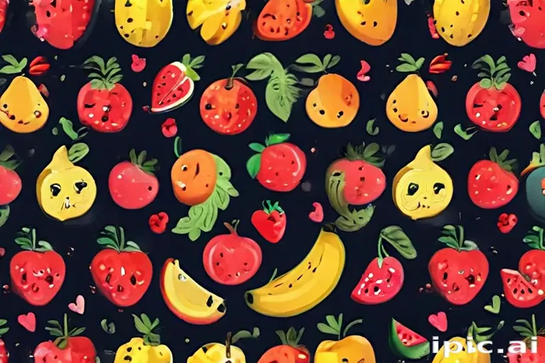 cute fruit backgrounds