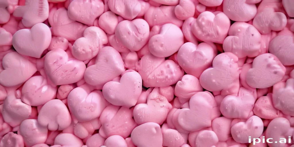 pink hearts background