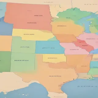 us states on a map
