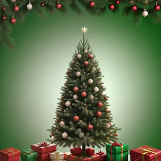 christmas trees transparent background