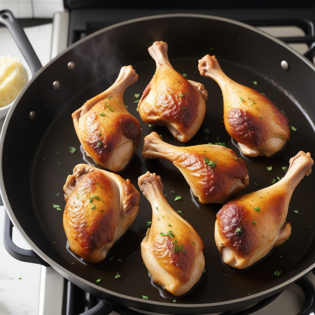 how to cook chicken drumsticks on the stove