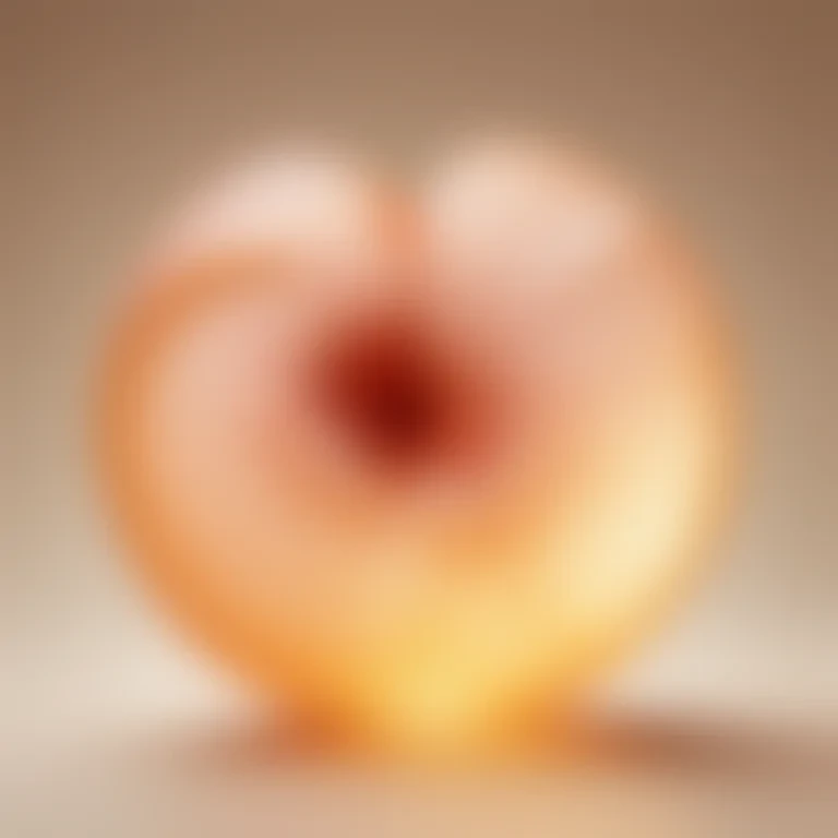 light peach background