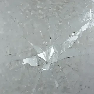 broken glass overlay