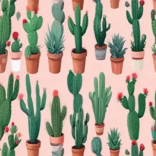 aesthetic cactus wallpaper