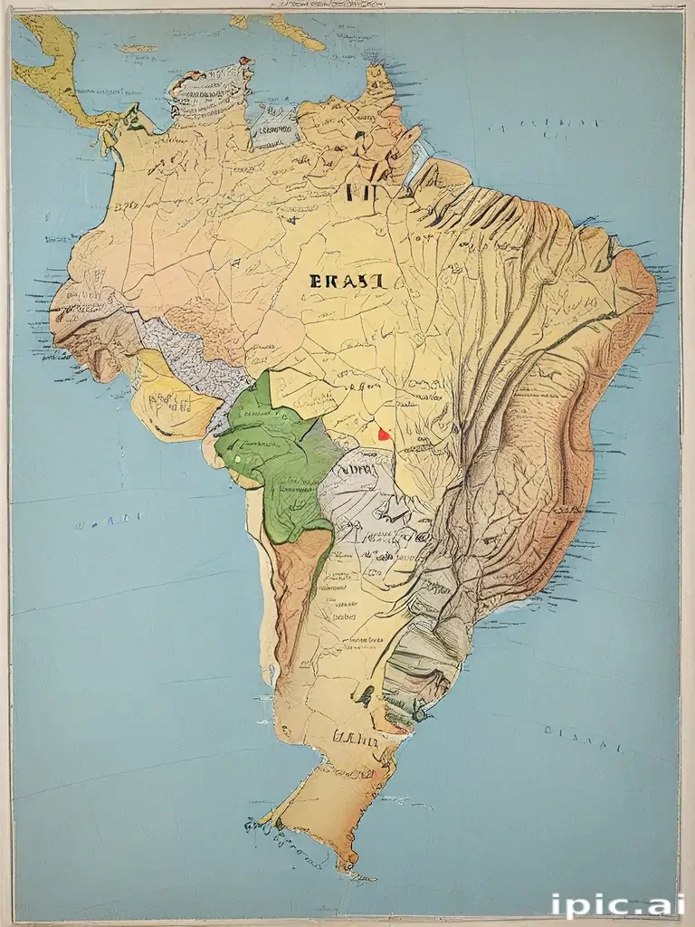 map of brazil