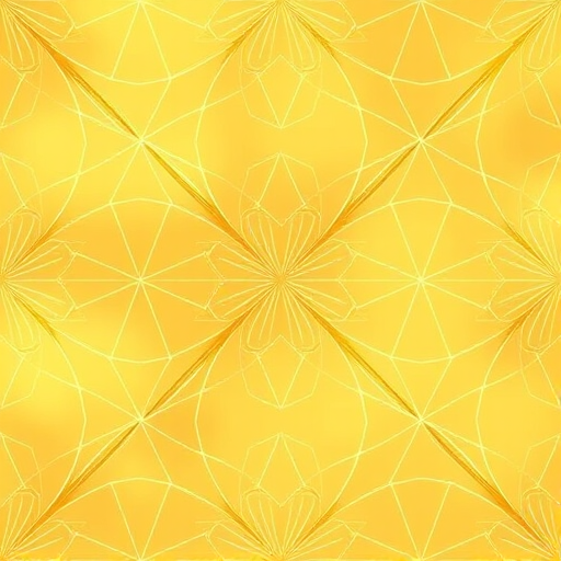 Create a seamless pattern design with interwoven golden lines on a soft golden background, aperture f/8, shutter speed 1/125s, ISO 100, top-down view, digital illustration style, high-resolution.