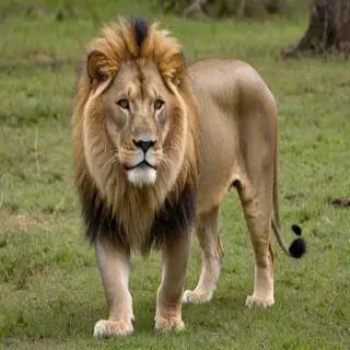 transparent lion