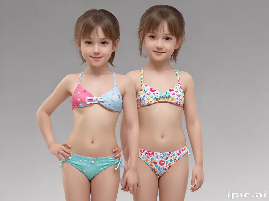 little girl in bikini ai