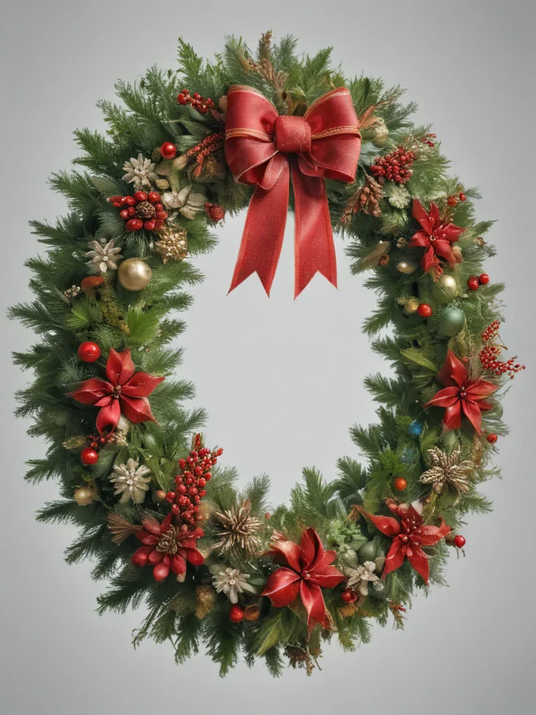 christmas wreath transparent