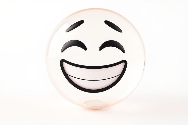 transparent laughing emoji