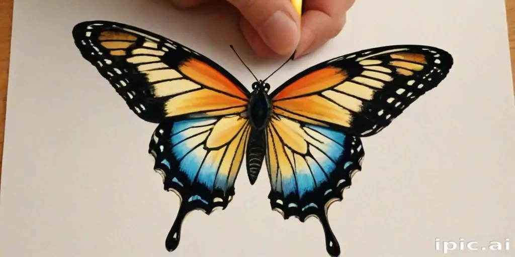 pictures of butterflies to draw