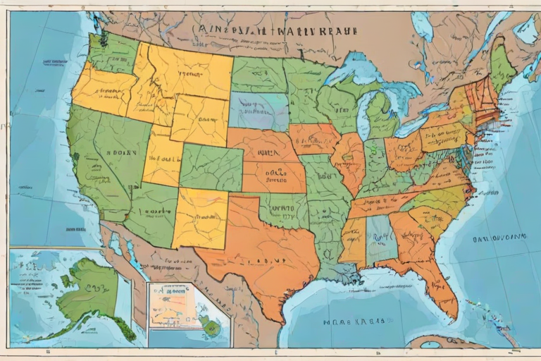 us states map