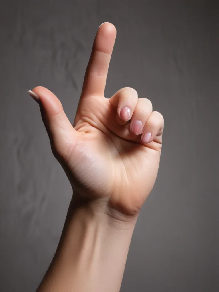you pointing finger