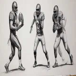 football drawing