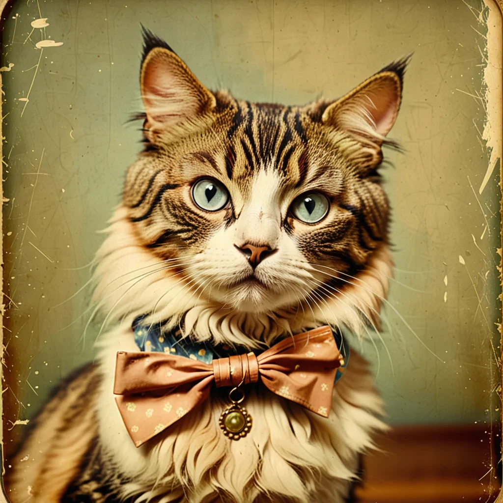 vintage cat