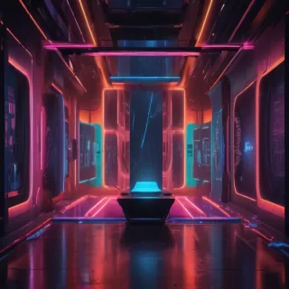 neon color background