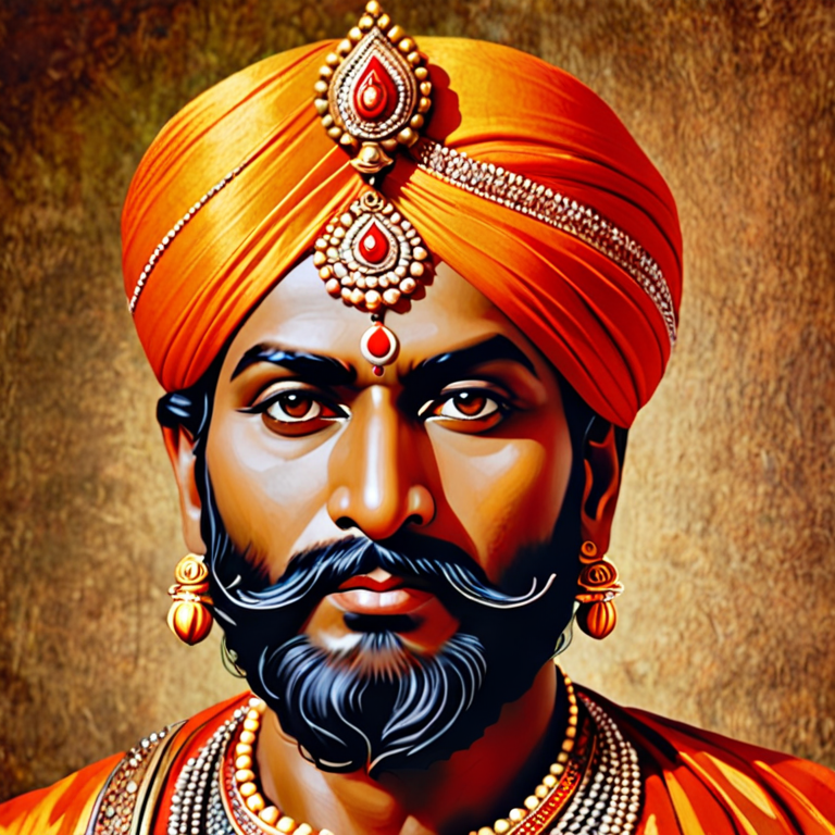 Free Ai Image Generator traditional chatrapati shivaji maharaj head ...