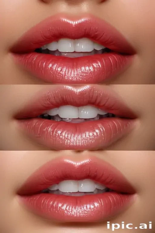 glossy lips png