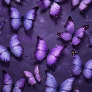 purple butterflies wallpaper