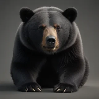 black bear png