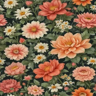 vintage flower illustration