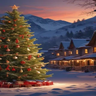 christmas outline