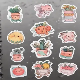 printable sticker aesthetic
